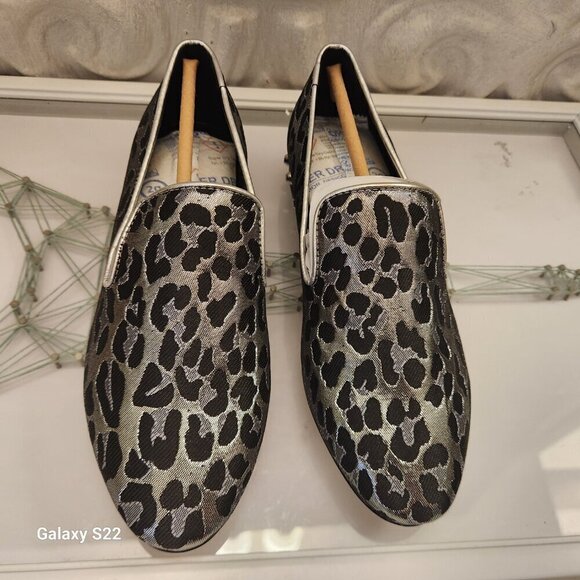 Marc Fisher Studded Slip-On Loafers Abree 3 Silver Multi. NIB. Size 5 - Picture 9 of 11